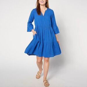 Destinaion 365 Blue Flowy Dress